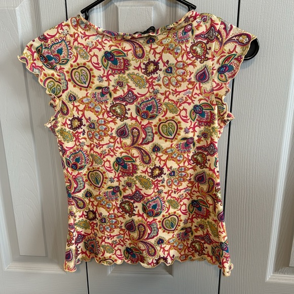 Hot Kiss Brand Boho style top. Size S. Bin 8 - Picture 3 of 6